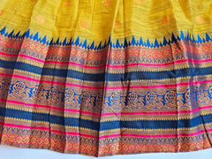 Narayanpet Half Saree, Fully Stitched, Trendy Indian Festive Ethnic Wear for Girls/Teens/Women, Perfect Diwali Gift Women's Lehenga