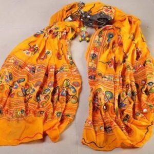 Women Phulkari dupatta - Jaipur Embroidery Cotton