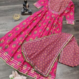 Fully Stitched Women Kurti/Gown Set