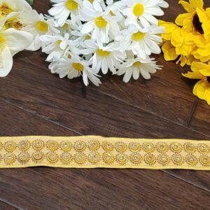 Woman Adjustable Fabric Maggam Work HipBelts