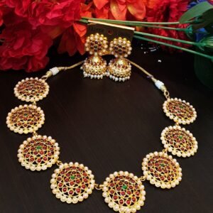 Women Kemp Jewelry Set - necklaces paired with Jumka earrings