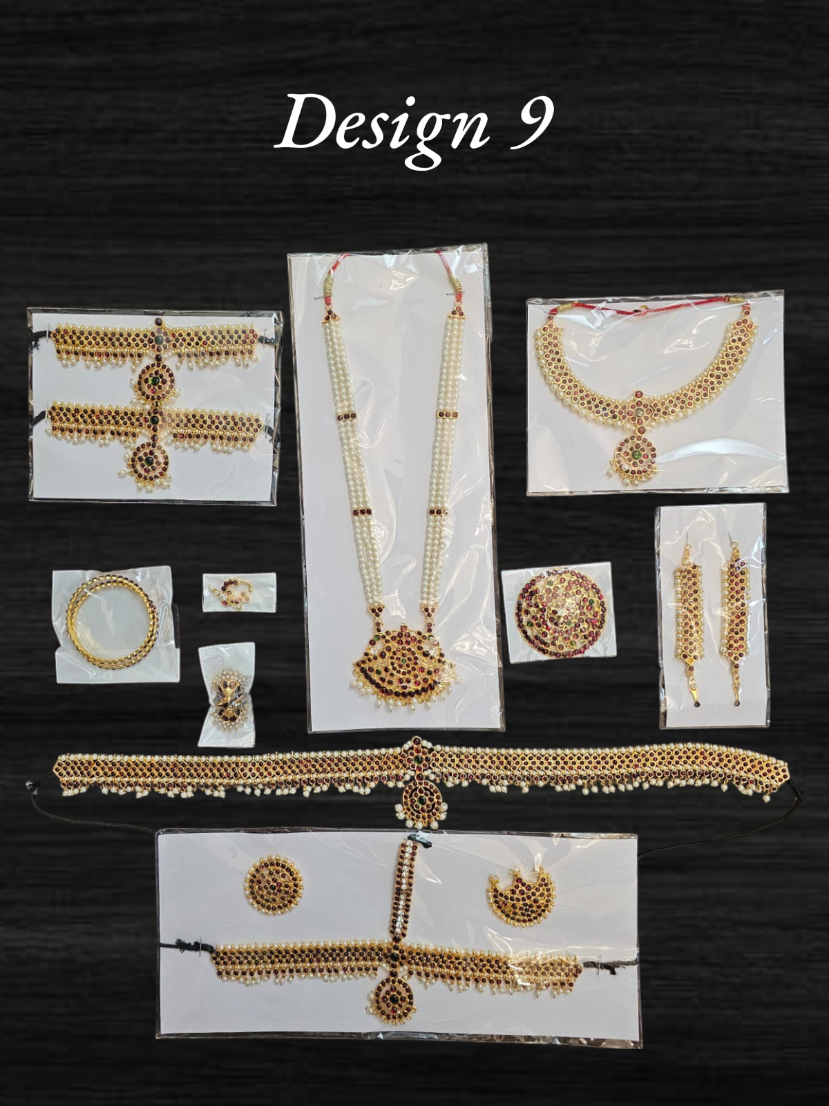 bharatanatyam jewelry set – kemp stone, pearl, indian dance bharatanatyam jewelry set – kemp stone, pearl, indian dance
