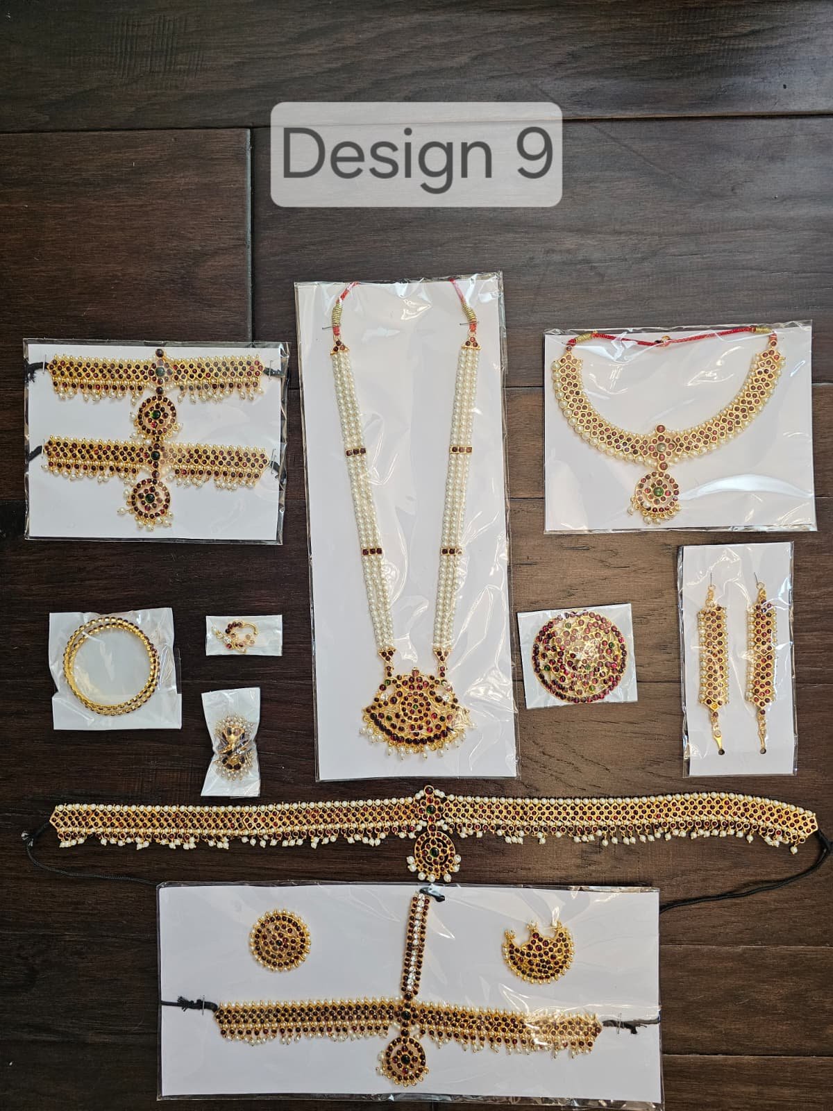 bharatanatyam jewelry set – kemp stone, pearl, indian dance bharatanatyam jewelry set – kemp stone, pearl, indian dance