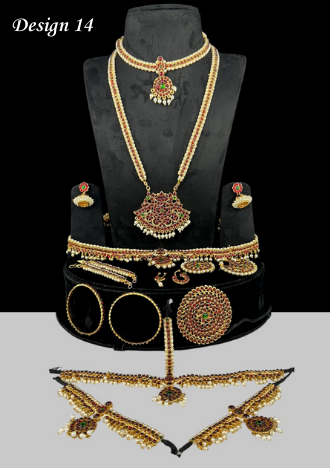 bharatanatyam jewelry set – kemp stone, pearl, indian dance bharatanatyam jewelry set – kemp stone, pearl, indian dance