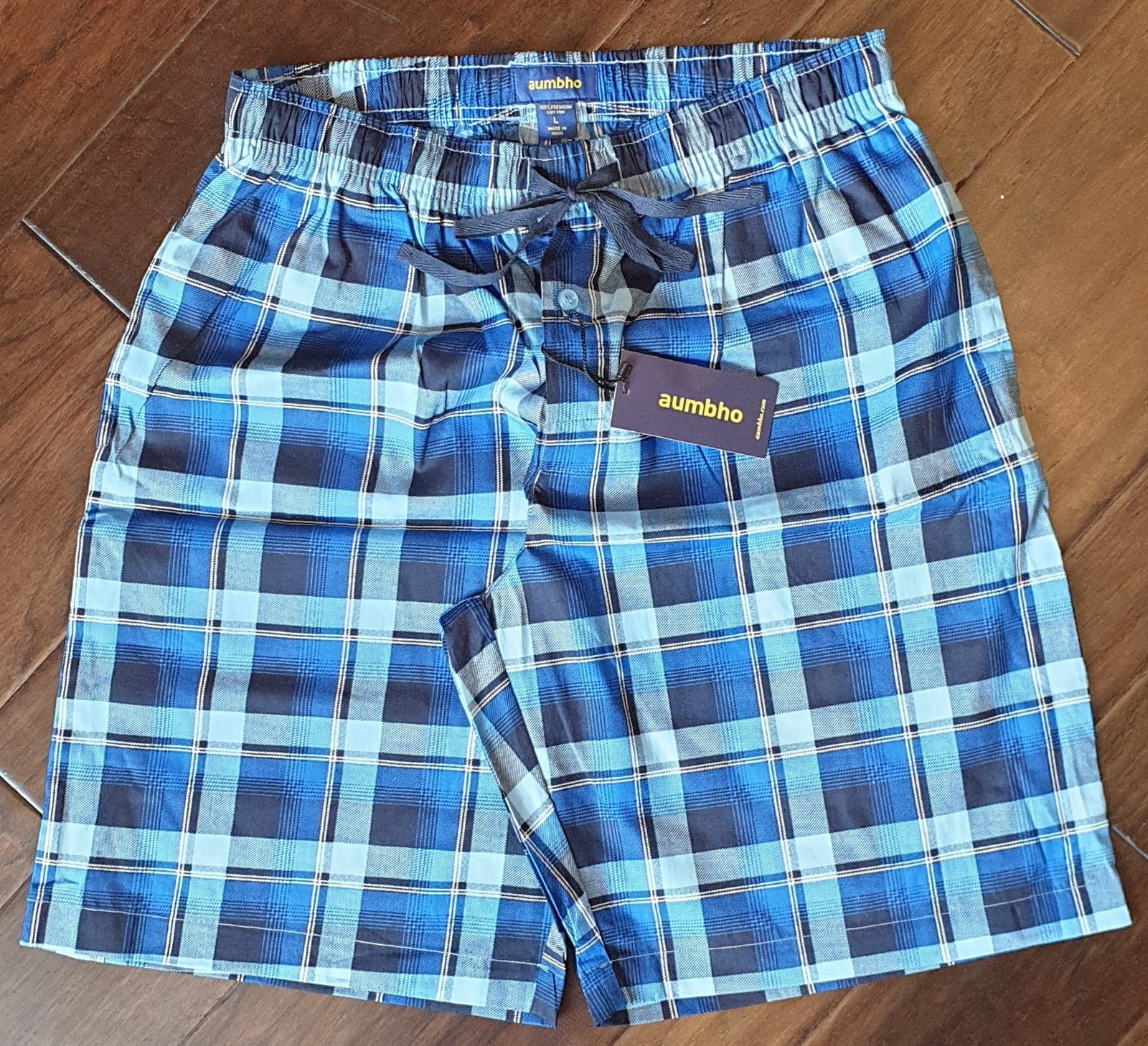 il_fullxfull.3343277961_32k9.jpg Cotton Plaid Men's Pajama Shorts – Comfortable Sleepwear - Image 7