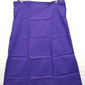 Cotton Saree Petticoat: 7-Part Stitched Inskirt, Free Size