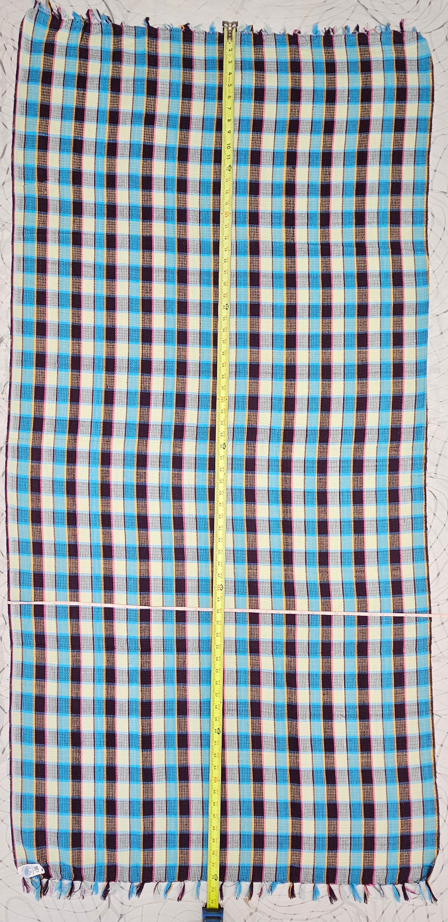 il_fullxfull.6098865220_tggm.jpg Mega Size 36x72 Handloom Indian Cotton Bath Towel, Ultra Absorbent - Image 4