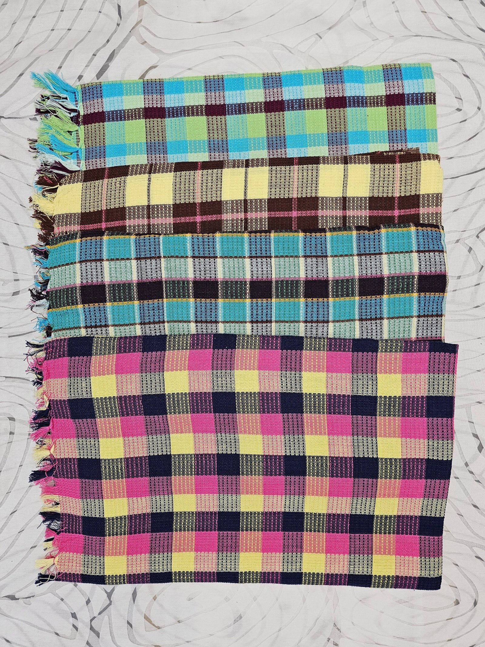 il_fullxfull.6146956045_13m1.jpg Mega Size 36x72 Handloom Indian Cotton Bath Towel, Ultra Absorbent - Image 2