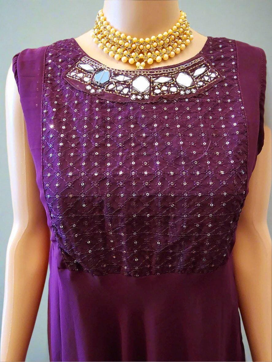 il_fullxfull.6481740228_9wkd.jpg Ready To Wear 2-Piece Party Gown Set for Teens/Women - Wine - Image 2