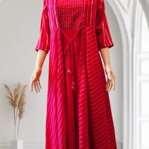 Ready To Wear 2-Piece Party Gown Set for Teens/Women - Pink