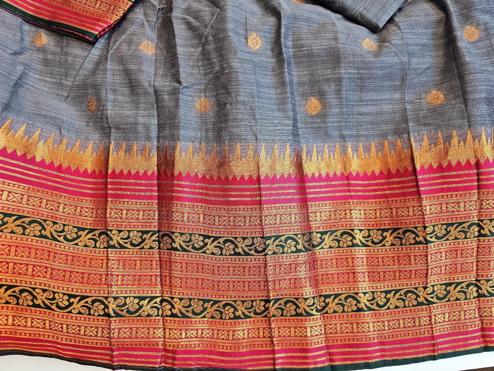 il_fullxfull.6556657934_50eq.jpg Narayanpet Zari Lehenga: Stitched Indian Half Saree, Festive Ethnic Wear - Image 8