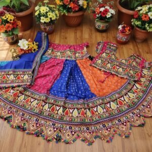 Ready To Wear Fully Stitched Exclusive Embroidery Designer Chaniya Choli for Women/Girls