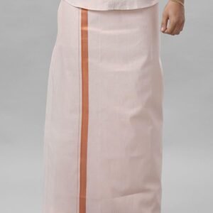 Pocket Dhoti for Men – Cotton Single Dhoti with Pocket and Loop Closure – Traditional Wear